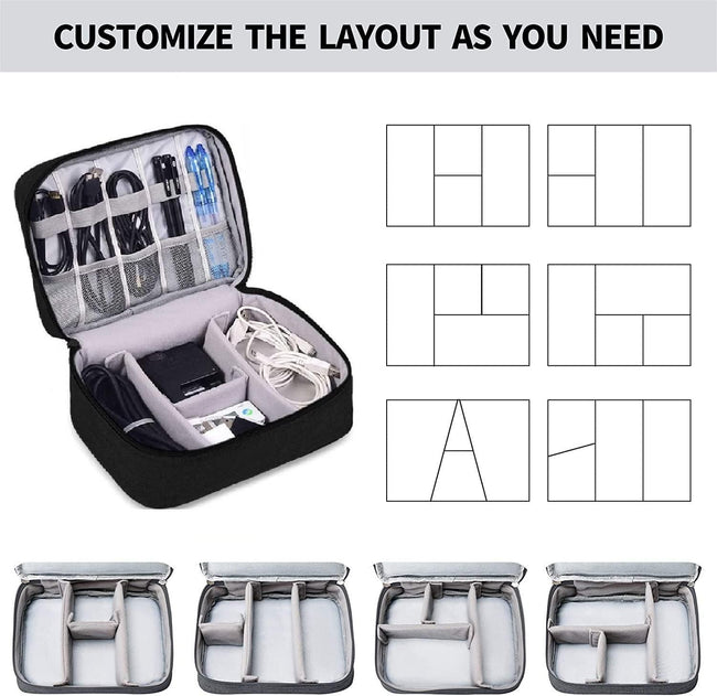 Universal Carry Travel Gadget Bag for Cables, Plug and More Main Image