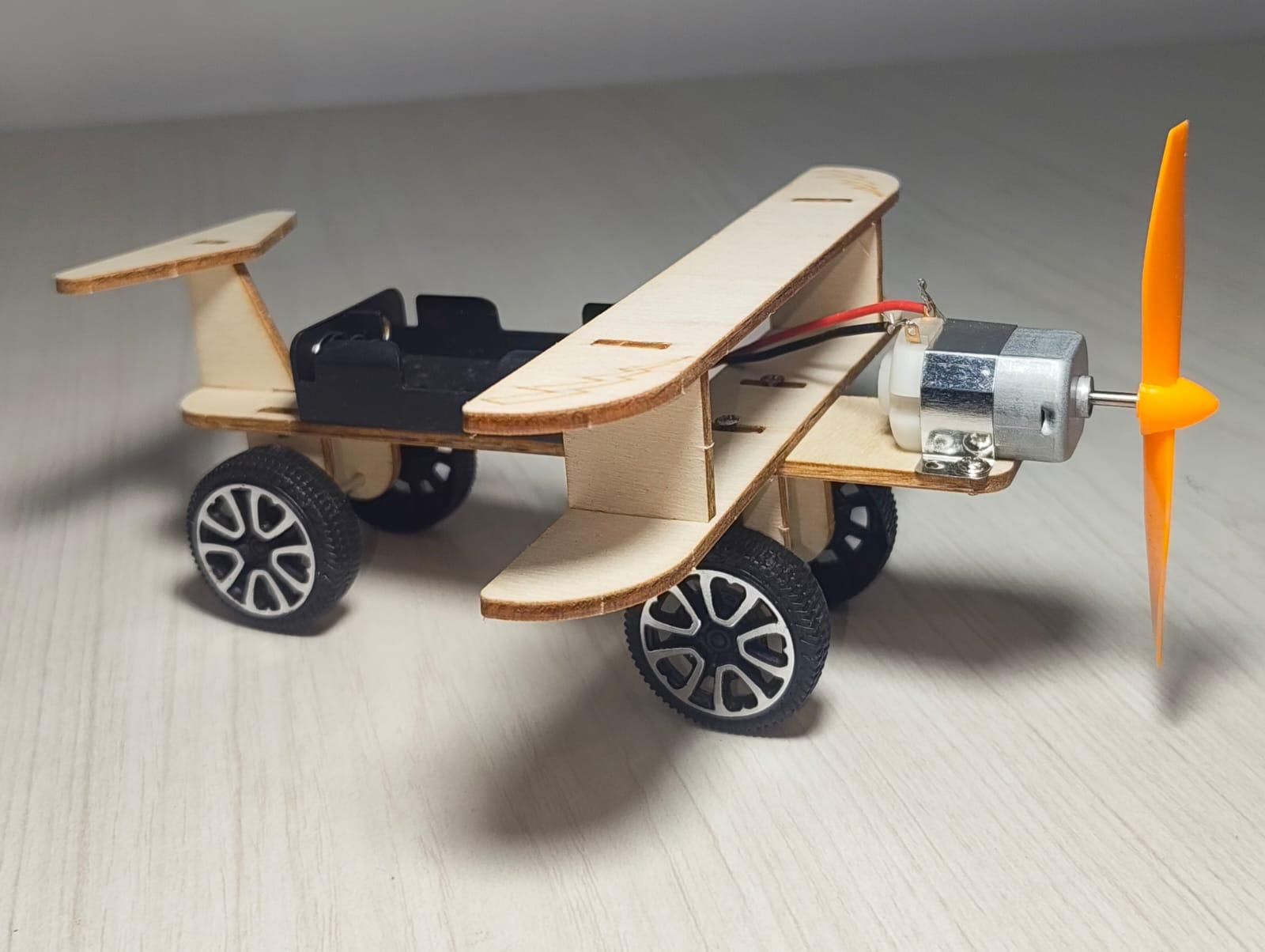 DIY Wooden Airplane Model Kit - Educational Manual Skills Development Tool