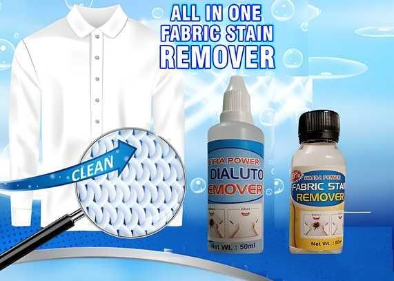 All in One Fabric Stain Remover 100ml (Pack of 2 Bottle 50ml Each) Hover Image