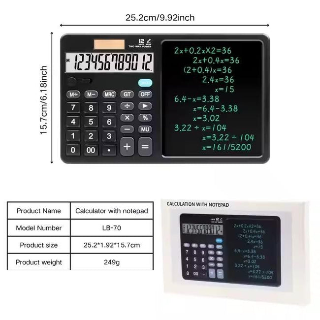 Calculator with Notepad Main Image
