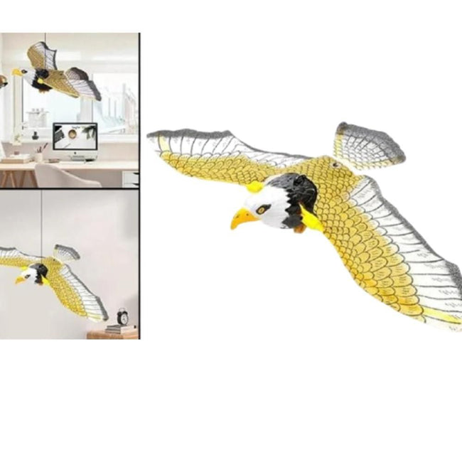 Realistic Flying Eagle Bird Toy with Spread Wings Main Image