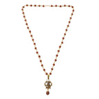 DropKart | Divine Lord Hanuman Trishul Pendant with Rudraksha Mala