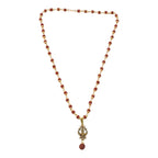 DropKart | Trishul Shivling Gold Pendant & Rudraksha Mala